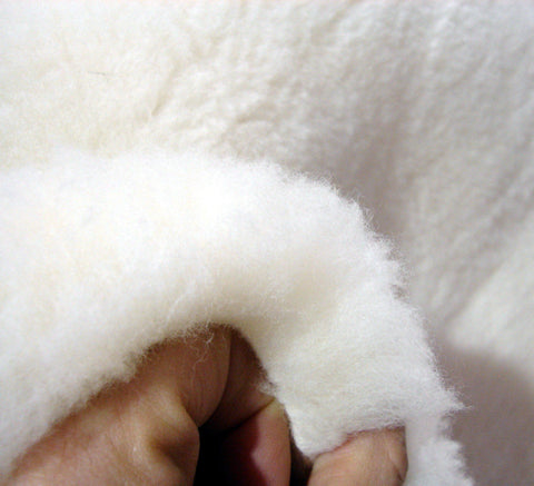 Holy Lamb Organics Happy Lamb Fleece Mattress Topper - Natural Linens