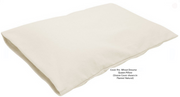 Bean Products Wheat Dreamz Organic Cotton Flannel Pillow Cover - Natural Linens