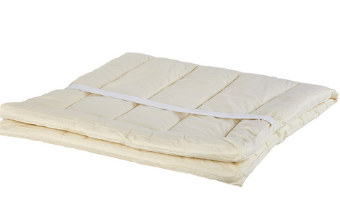 Sleep & Beyond myPad Wool Mattress Pad - Natural Linens