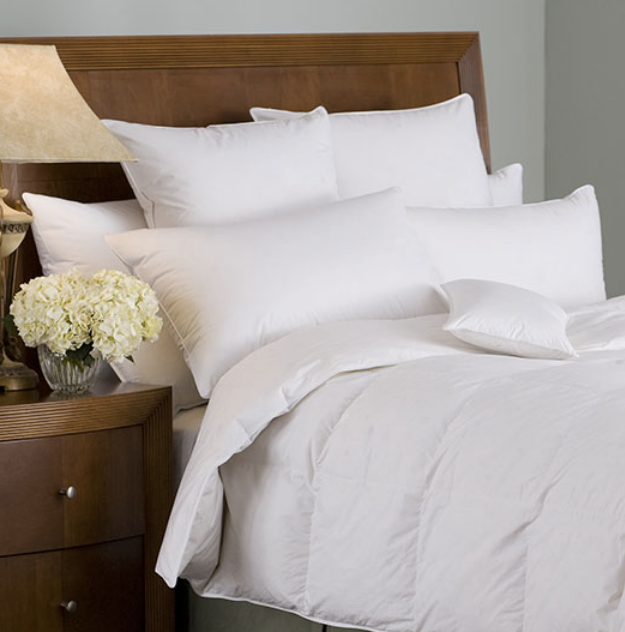 Downright Organa White Goose Down Pillow King Medium