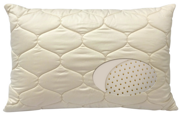 Natura Organic Eco-Latex Pillow - Natural Linens