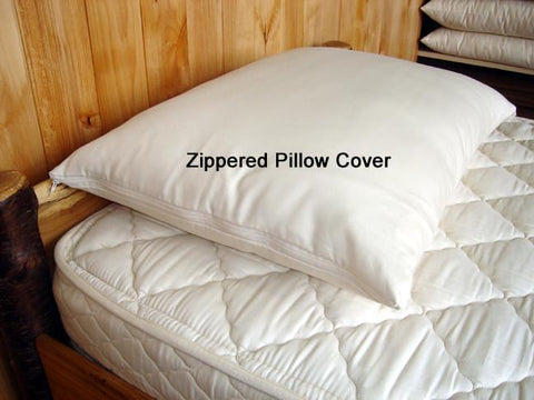 Holy Lamb Organics Zippered Pillow Protectors - Natural Linens