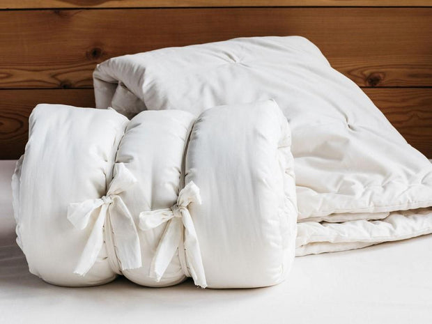 Holy Lamb Organics Dual Weight Comforters - Natural Linens