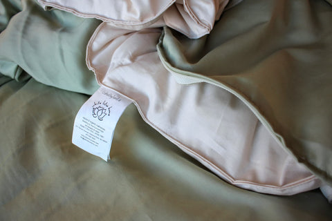 White Lotus Organic Cotton Sateen Duvet Covers
