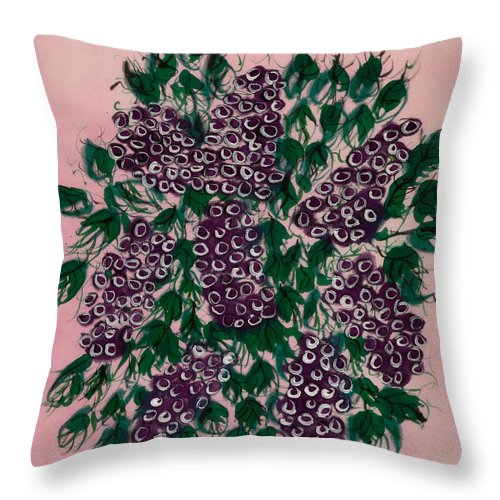 EarthWise Designs Grapes - Throw Pillow