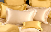 kumi kookoon Classic Charmeuse Silk Pillow Sham - Natural Linens