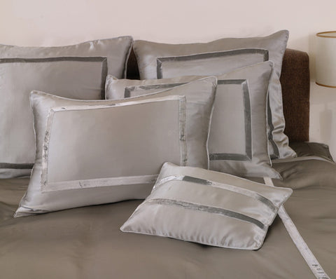 kumi kookoon Silk Velvet Pillow Covers - Natural Linens