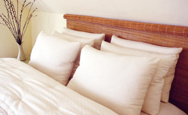 Holy Lamb Organics Wool Bed Pillows - Natural Linens