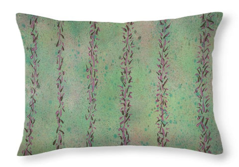 EarthWise Designs Pink Vines - Throw Pillow