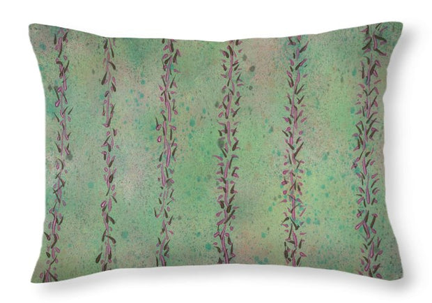 EarthWise Designs Pink Vines - Throw Pillow