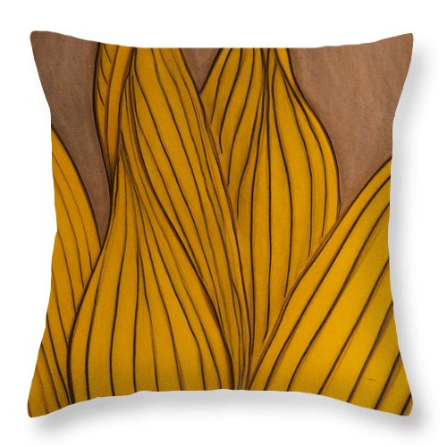 EarthWise Designs Yellow Petals - Throw Pillow